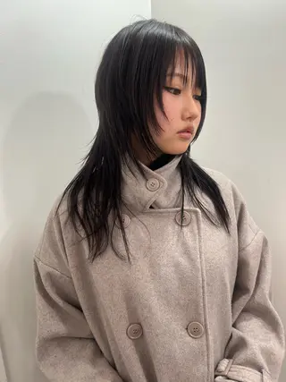 ミディアム 💥ウルフカット デザインあんな💥のヘアスタイル