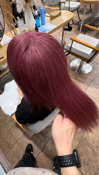 ミディアム カラー heel SENGAWAのヘアスタイル
