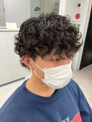 パーマ メンズ 🍐シャドウパーマ メンズ特化/守岡🍐のヘアスタイル