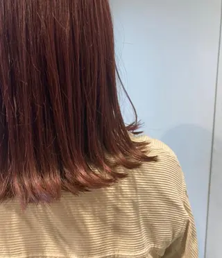 セミロング カラー Chlan岡本 坂本のヘアスタイル