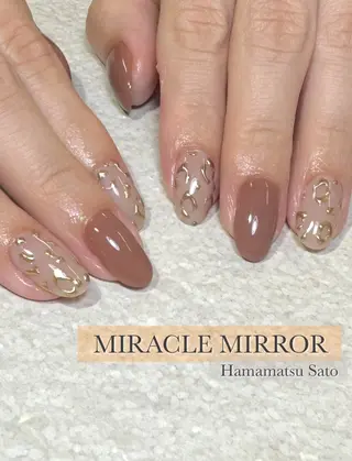 ネイル ミラクルミラー 町野のネイルデザイン