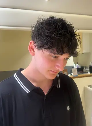 パーマ メンズ 園田 将士のヘアスタイル