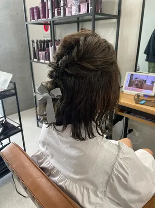ヘアアレンジ メンズモテパーマ💙 fuwaのヘアスタイル