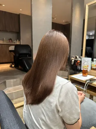 ロング カラー 上村 颯のヘアスタイル
