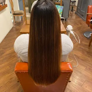 ロング 髪質改善/カラー/ カット/富岡佑麻のヘアスタイル