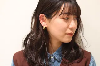 セミロング 宮城 汐里のヘアスタイル