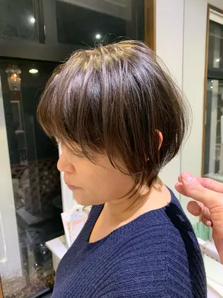 ショート 大野 智亜里のヘアスタイル