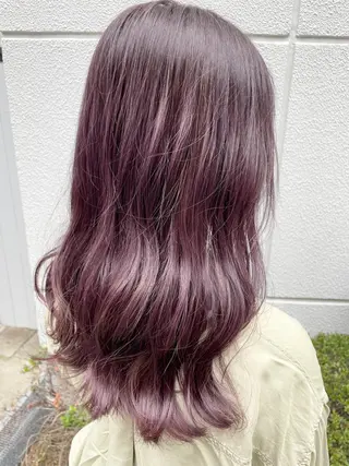 セミロング カラー 松田 光雄のヘアスタイル