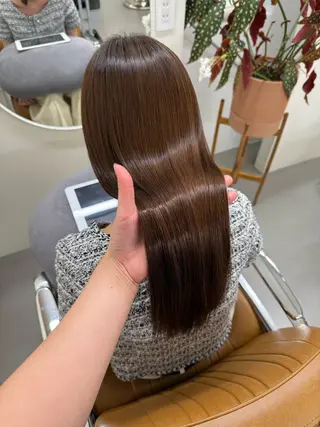カラー パーマ 檜 果歩のヘアスタイル