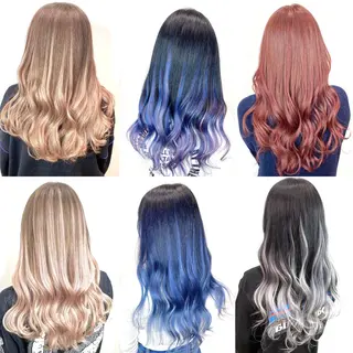 セミロング カラー 🌙HIZUKI🌙 ハイトーン 艶髪のヘアスタイル