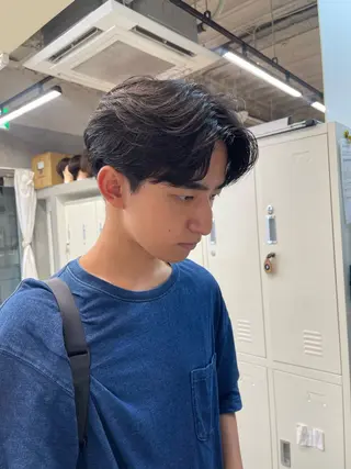 ショート パーマ メンズ 早瀬裕之 パーマのヘアスタイル