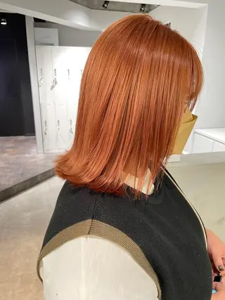 ミディアム カラー 女性艶髪マンツーマン YUKIのヘアスタイル
