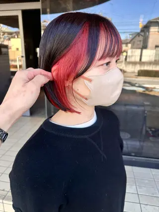 ショート タカツド ユウキのヘアスタイル