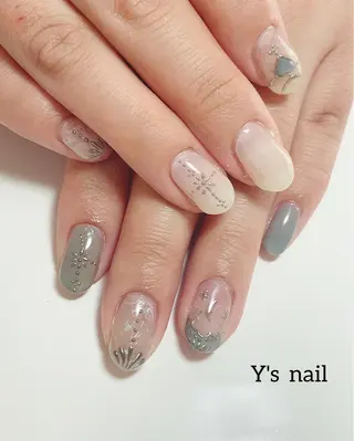 ネイル 手書きが得意🖌️ Y’s  nailのネイルデザイン