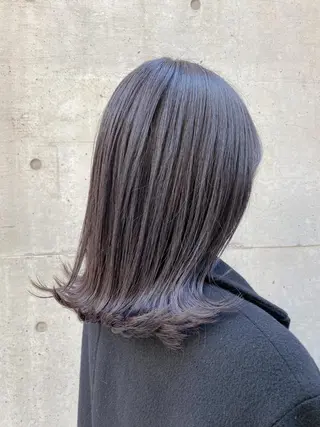 ミディアム カラー 【透明感、艶髪】西村 有司のヘアスタイル