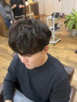 パーマ 東茉央/ブリーチ リタッチ🧸銀座のヘアスタイル