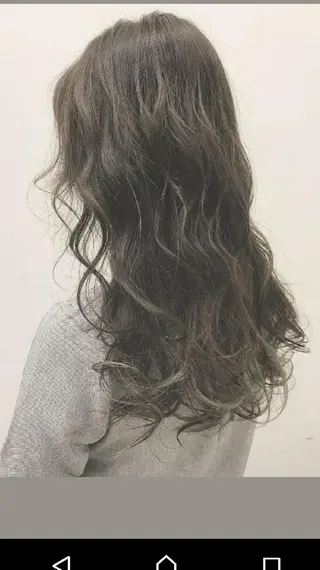 ロング カラー パーマ Hair&Make EARTHのヘアスタイル