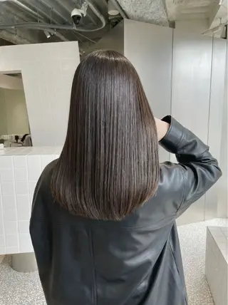 ミディアム カラー 梅田/艶カラー/ 髪質改善/イサミのヘアスタイル