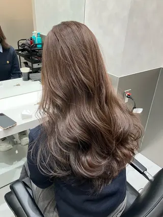 ロング カラー 💖ブリーチなし透明 感💖ASAHIのヘアスタイル
