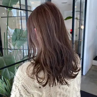 ロング カラー 🌼波巻き/シャドー /酒井香奈🌼のヘアスタイル