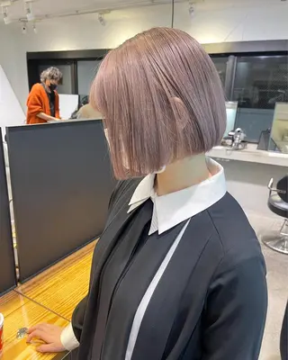 ミディアム カラー 〻ツヤハイトーン🩰 🤍HARUCAのヘアスタイル