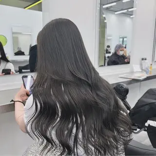 セミロング カラー ♡ハイトーンブリーチ カラーyuuna♡のヘアスタイル