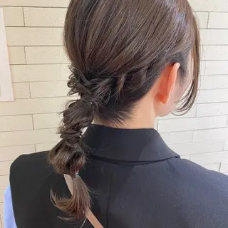 ミディアム 多田 まりやのヘアスタイル