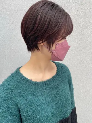ショート モテ髪/ボブ/ショー ト/アダチフウトのヘアスタイル