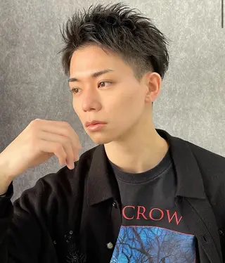 メンズ 尾前 了守のヘアスタイル