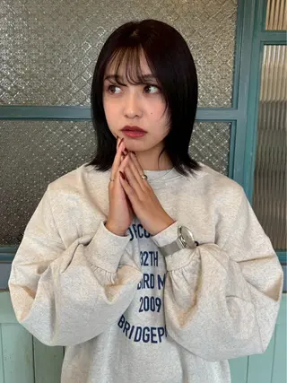 ミディアム カラー リトルガーデン/ yuka🧁‎‎のヘアスタイル