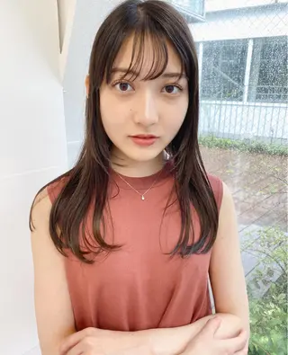 セミロング カラー マンツーマン半個室 tamuraのヘアスタイル