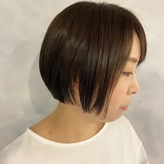 ショート カラー ハイトーン/小顔 カット/Ayumuのヘアスタイル