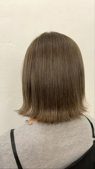 ミディアム カラー 🟩白髪ぼかし/ボブ /ショートヘア/大司のヘアスタイル