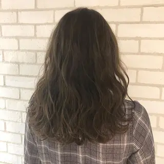 セミロング カラー 佐藤 高徳のヘアスタイル
