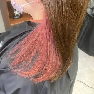 ミディアム カラー シールエクステ特化 ハイトーン、NANAのヘアスタイル