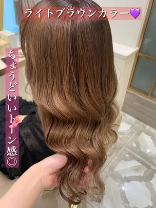 ロング 愛されハイトーン 🍓YURINAのヘアスタイル