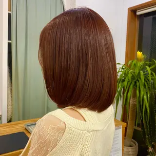 ミディアム カラー 🪭risa 暖色/レイヤー🪭のヘアスタイル