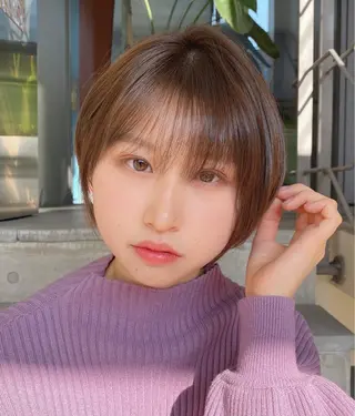 ショート カラー 🌟モテ髪ショート 🌟店長 津賀涼のヘアスタイル