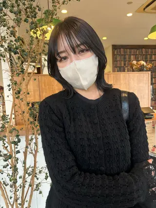 ミディアム カラー ヘアアレンジ ❣️倉敷❣️美髪 カラー能登一成のヘアスタイル