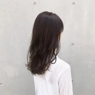 ロング カラー ヘアアレンジ 酸性縮毛矯正🧴韓国 レイヤー/髪質改善のヘアスタイル