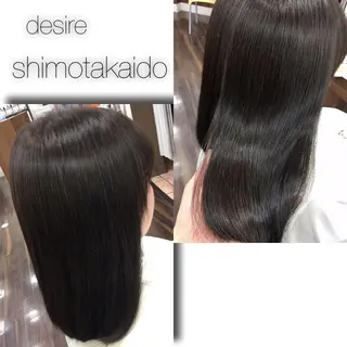セミロング カラー 薄田 珠美のヘアスタイル