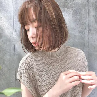 ショート カラー パーマ 【ダメージレス施術】 【透明感】北村 拓也のヘアスタイル