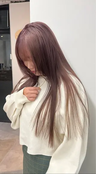 ロング カラー aya/ブリーチ/ ボブ/ショートのヘアスタイル