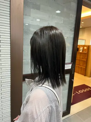 カラー 縮毛矯正/韓国風ヘア /ツバキのヘアスタイル