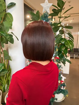 ショート カラー 🎧ayaka/ボブ /透明感カラー🩵のヘアスタイル