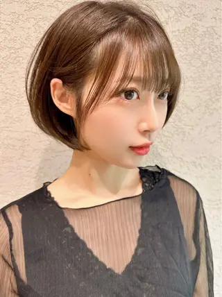 ショート カラー 縮毛矯正✨🫧 レイヤー川村利幸のヘアスタイル