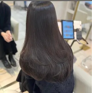 ロング 梶 久菜乃のヘアスタイル