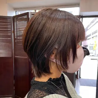 カラー 小顔似合わせカット ┊︎*AYANO*のヘアスタイル