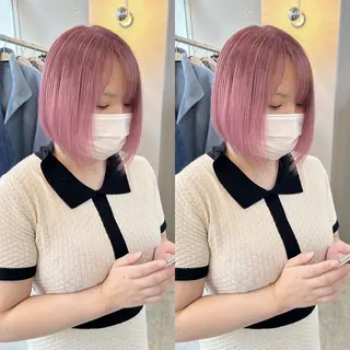 ミディアム カラー yoriダブルカラー 代表すがわらのヘアスタイル