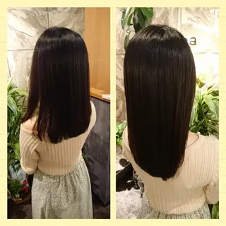 ミディアム 清水 旭美のヘアスタイル